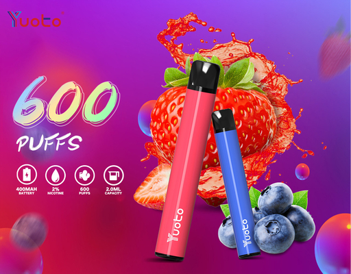 5色のTpd取り替え可能なVapeのポッドは、600のパフのカートリッジMod装置を住んでいる