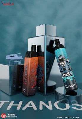 大きいパフYuoto Thanos Vapeの網のコイル再充電可能なEのタバコの原物