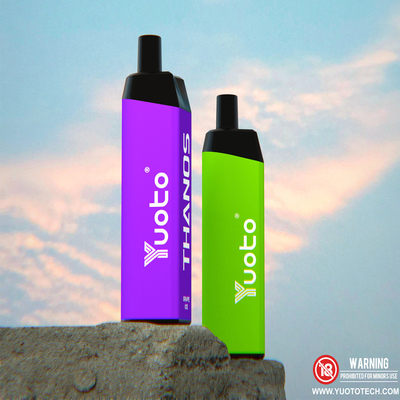 セリウムROHS FCC 5000はVape、再充電可能な600mAh電池前に満たしたVapeのペンを吹く