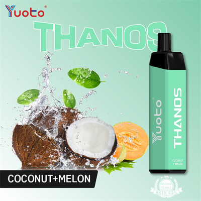 14ml Yuoto Thanos 5000は使い捨て可能なVape 650mAh電池のタイプC再充電可能な吹く