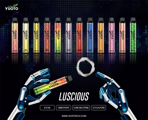 使い捨て可能なvapeのYuoto甘美なeのタバコのvape 3000のパフのshishaのペンのvapes 8mlのポッド1350mAhのシガーのパフ