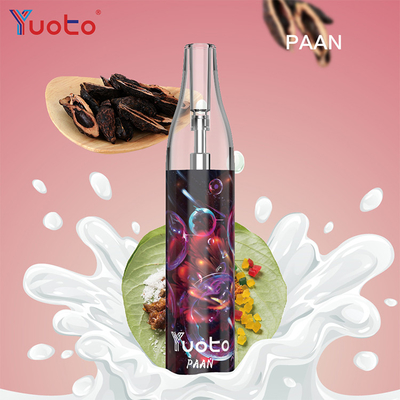 タイプC再充電可能なYuotoの泡10ml Eジュースの使い捨て可能な電子タバコ
