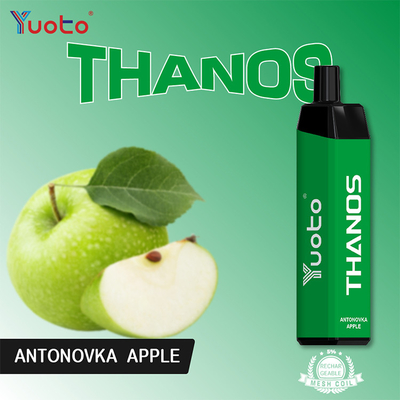 Yuoto Thanos 5000は使い捨て可能な網のコイル14ml EジュースVapeの吹く