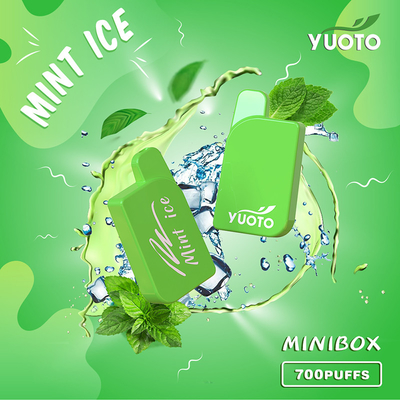 Yuoto小型箱700のパフのVapeの使い捨て可能な15の味電池450mAh 2.3ml