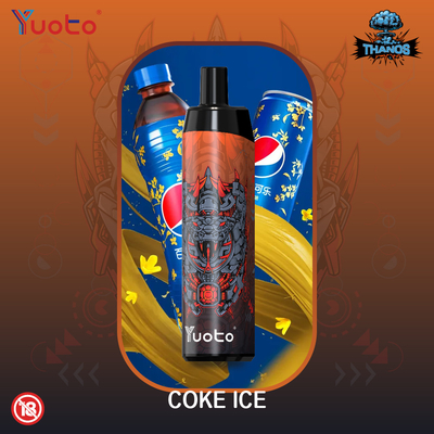 Thanos 5000のパフのYuotoの泡Dispoable Vape再充電可能な5%のニコチン