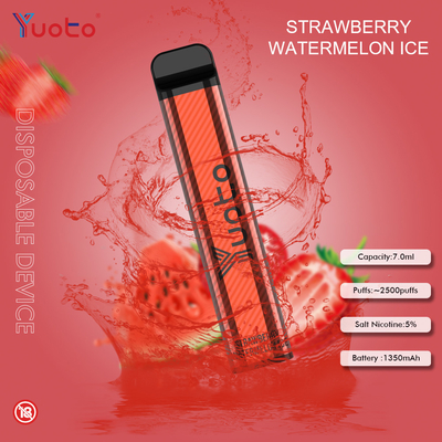Yuotoは23の味7.0ML 2500使い捨て可能なVape 1200MAh電池5%のニコチン吹く