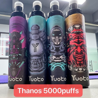 5000再充電可能なパフのYuoto Thanos使い捨て可能なVape 650mahの電池