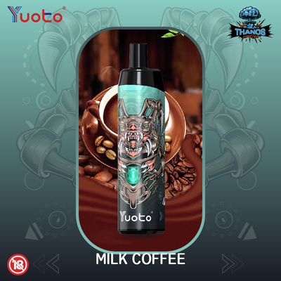 元のYuoto Thanos 5000puff使い捨て可能なVapeのEタバコのVapeのペンの網のコイル再充電可能な650mAh 14mlのニコチン5% /2 %