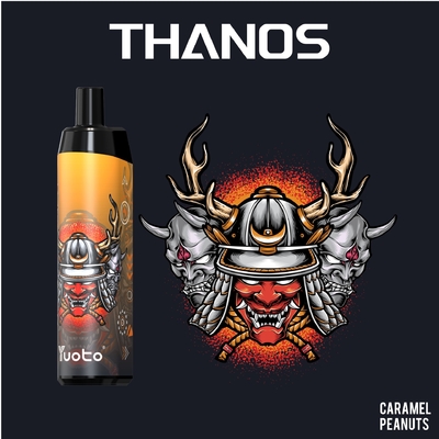 Yuoto Thanos 5000puff使い捨て可能なVapeのEタバコのVapeのペンの網のコイル再充電可能な650mAh 14mlのニコチン5% /2 %