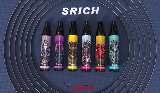 元のYuoto 2000は使い捨て可能な網のコイル6ml Eジュース電池850mAhのEタバコのVapeのペンVapeの吹く