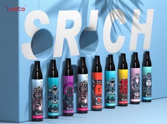 普及したYuoto 2000は使い捨て可能なvapeの網のコイル6ml Eジュース850mAhのEタバコのVapeのペンVapeの吹く