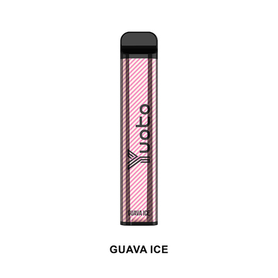 Best Electronic Cigarette 2022 Yuoto XXL 2500 Puffs Guava Ice 非充電式 1200mAh バッテリー