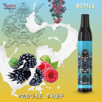 おいしい Yuoto のびん 600 パフの使い捨て可能な Vape 0mg/ML のニコチンのフルーツの味