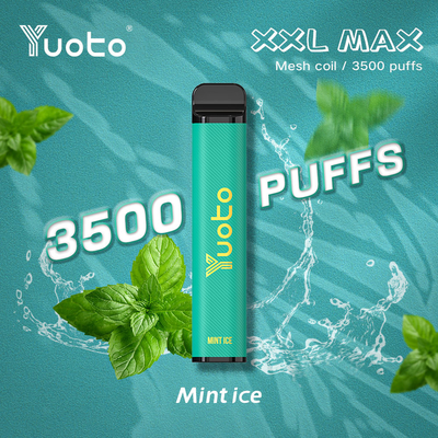 Yuoto New Release XXL Max 3500 Puffs Electric Hookah Vape Pod Factory Directly ブルーベリーアイス