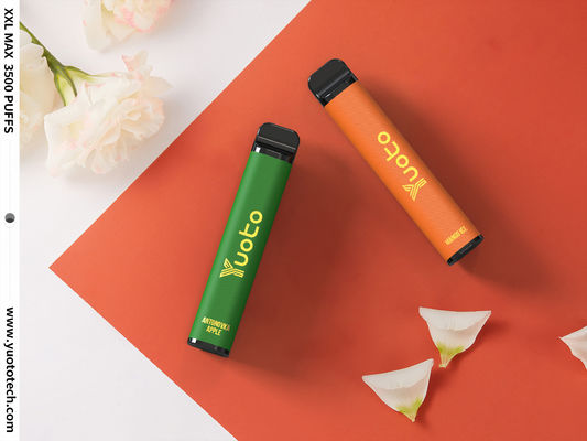 新しい Yuoto XXL MAX 3500 パフ使い捨てアーク ミント コイル パフ ミント アイス フレーバー