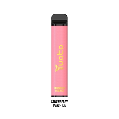 50mg ニコチン Yuoto 使い捨て可能 E Cig 3500 パフ ストロベリー モモ 1200mAh 9ml E ジュース