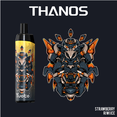アップルフレーバー 使い捨て Vape 5000 パフ E タバコ メッシュコイル付き 14ml E-Liquid 650mAh バッテリー