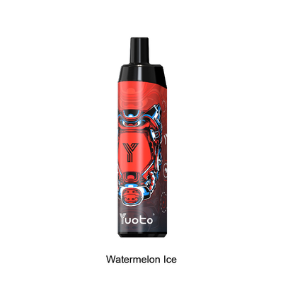 スイカ アイス 使い捨て Vape Yuoto Thanos 5000 パフ E シガレット メッシュコイル付き 14ml E-Liquid 650mAh バッテリー