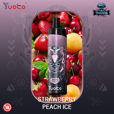 スイカ アイス 使い捨て Vape Yuoto Thanos 5000 パフ E シガレット メッシュコイル付き 14ml E-Liquid 650mAh バッテリー