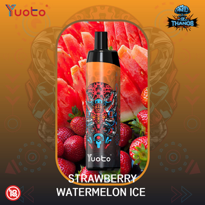 スイカ アイス 使い捨て Vape Yuoto Thanos 5000 パフ E シガレット メッシュコイル付き 14ml E-Liquid 650mAh バッテリー