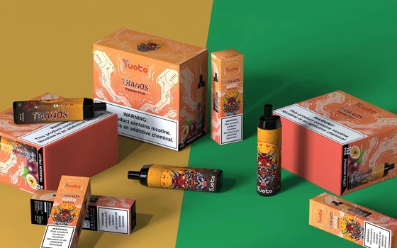 5000 パフ 使い捨て Vape 喫煙アクセサリー 14ml Ejuice 650mAh バッテリー ミントアイス 米国 イギリス スペイン ドイツ フランス用