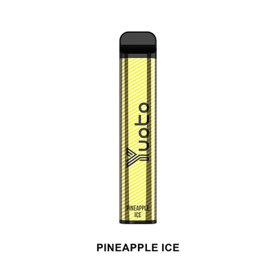 Yuoto Disposable Vape Pen Device 2500 Puffs 最高の使い捨て ecig 2022 パイナップル アイス 7ml