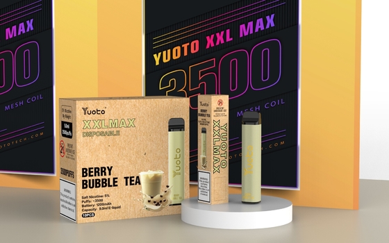Yuoto xxl Max 3500 Puffs ストロベリー スイカ オリジナル ファクトリー e cig 5% ニトーション 9ml リキッド