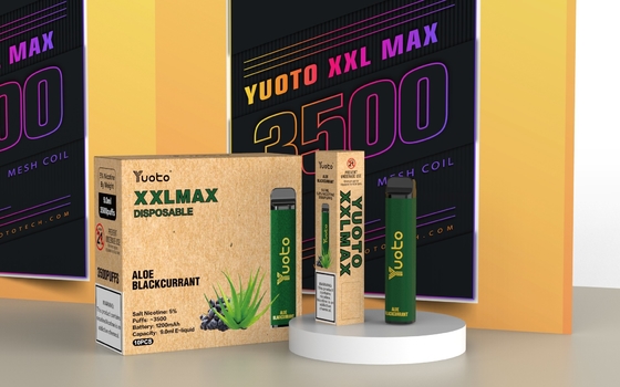Yuoto Disposable Vape 3500 Puffs Strawberry Raspberry XXL Max Puff Plus for UAE