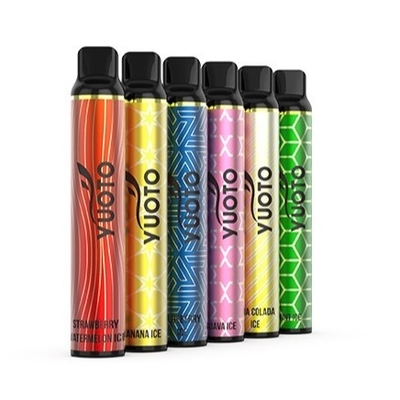 Yuoto Best Disposable Vape 2022 Peach Ice Luscious Wholesale Europe 3000 パフ 50mg ニコチン