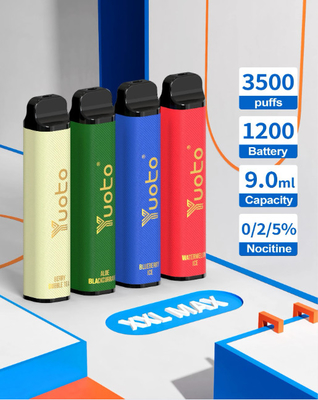 2023 新発売高品質のカスタマイズされたロゴ Yuoto 3500 パフ使い捨て蒸気を吸うナット バー味