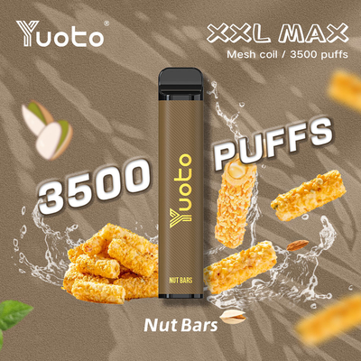 工場卸売使い捨て可能な Vape ペン Yuoto XXL 最大 3500 パフ メッシュ コイル 9ml E 液体 1200mAh バッテリー