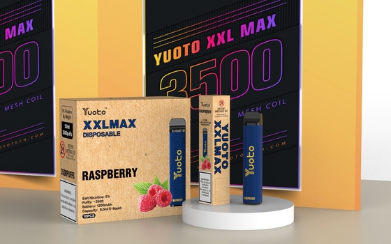 使い捨て可能なvapeのYuoto XXL最高3500puff 1200mAh電池9.0ml Eジュースの網のコイルのvapeのペン