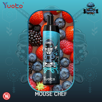 Yuoto Thanos 5000はペン、14ML 650mAhの網のコイルのタイプCの蒸発器Vapeの吹く