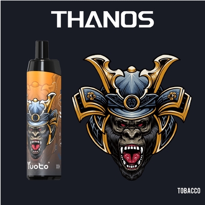 VapeのポッドYuoto Thanos 5000は液体650mAh電池の網のコイル5%のニコチン14ML EタイプCと再充電可能な吹く