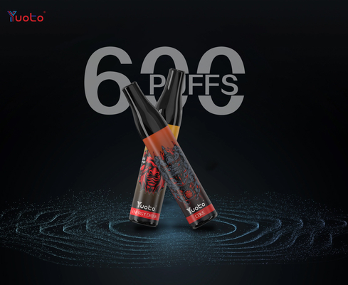 ブドウの氷は最高Yuotoのびん600のパフの新型Vapeのペンに風味を付ける