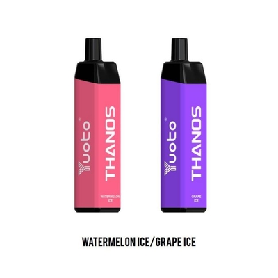 Yuotoのthanos使い捨て可能なeジュースのVape 5000のパフのmsdsの使い捨て可能な蒸発器のブドウの氷