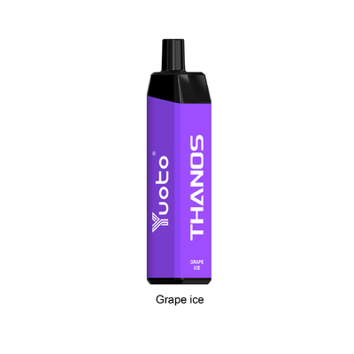 Yuotoのthanos使い捨て可能なeジュースのVape 5000のパフのmsdsの使い捨て可能な蒸発器のブドウの氷