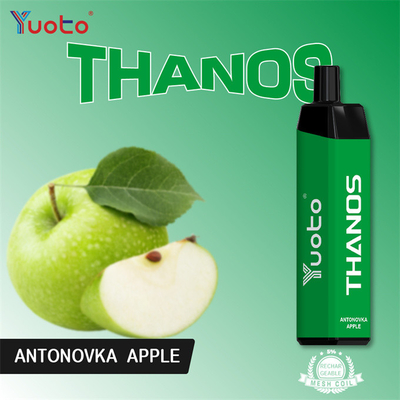 14ml Yuoto Thanos 5000は使い捨て可能なVape 650mAh電池のタイプC再充電可能な吹く