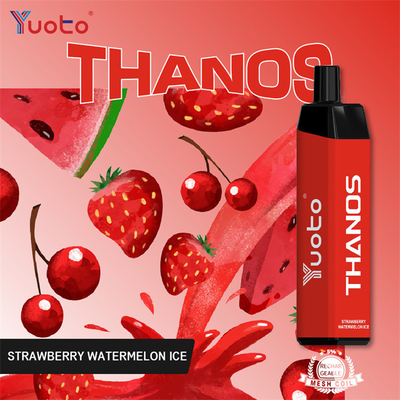 14ml Yuoto Thanos 5000は使い捨て可能なVape 650mAh電池のタイプC再充電可能な吹く