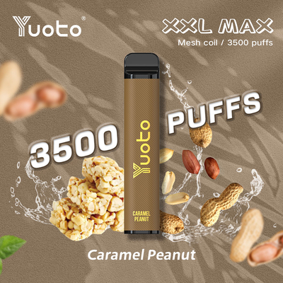 ODM使い捨て可能なVapesのセリウムROHS Yuoto XXLの最高の3500パフのVapingのポッド システム18混合された味のドバイの買物