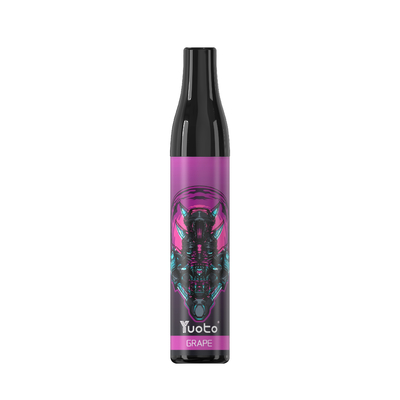 YUOTOのびん600のパフの使い捨て可能なVapeのペンのブドウの氷の網は2%のニコチンTPDヨーロッパを巻く