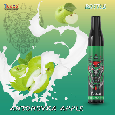使い捨て可能なeのcigのポッドの低いニコチン20mg Yuotoのびん600のパフAntonovka Apple 2ml