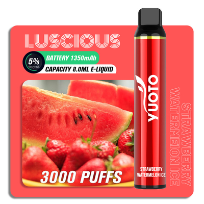 OEM ODMのフルーツの味のパフ棒Vapeのペン、8ml 3000パフYuoto甘美で使い捨て可能なVape