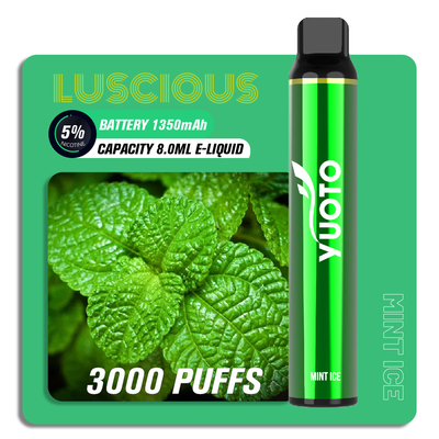 OEM ODMのフルーツの味のパフ棒Vapeのペン、8ml 3000パフYuoto甘美で使い捨て可能なVape