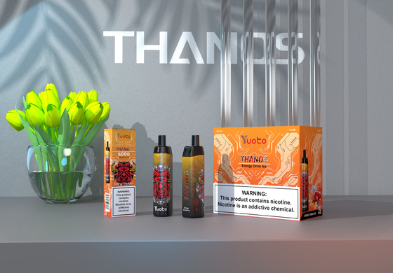 Yuoto使い捨て可能なVapeのポッドEのタバコ5000のパフ14mlの塩Nicジュースの網のコイルの蒸発器