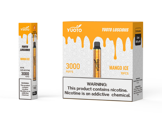 1350mAh電池8.0ml Eの液体24味の使い捨て可能なVape Yuotoの甘美な3000のパフ