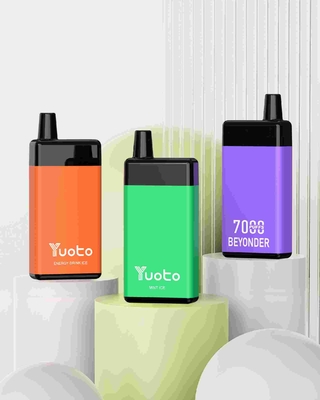 ユーオト ベイアンダー 味付け 使い捨て バイプ 7000 吸い込み リチャージ 可用 ニコチン 無 5% E液体