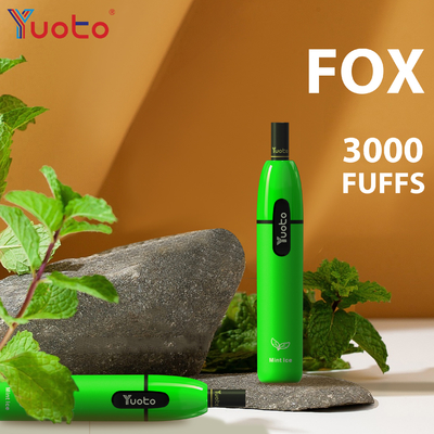 Yuoto Vapeの孤3000はアルミニウムAlloy+PCTG物質的なEタバコ出力電圧吹く