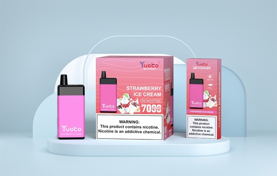 YUOTOの使い捨て用ヴァープ15味7000パフで 次のレベルへ