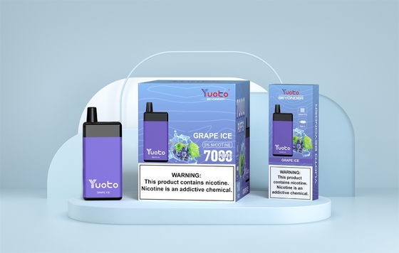 YUOTOの使い捨て用ヴァープ15味7000パフで 次のレベルへ